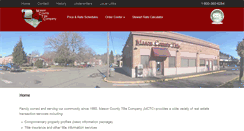 Desktop Screenshot of masoncountytitle.com